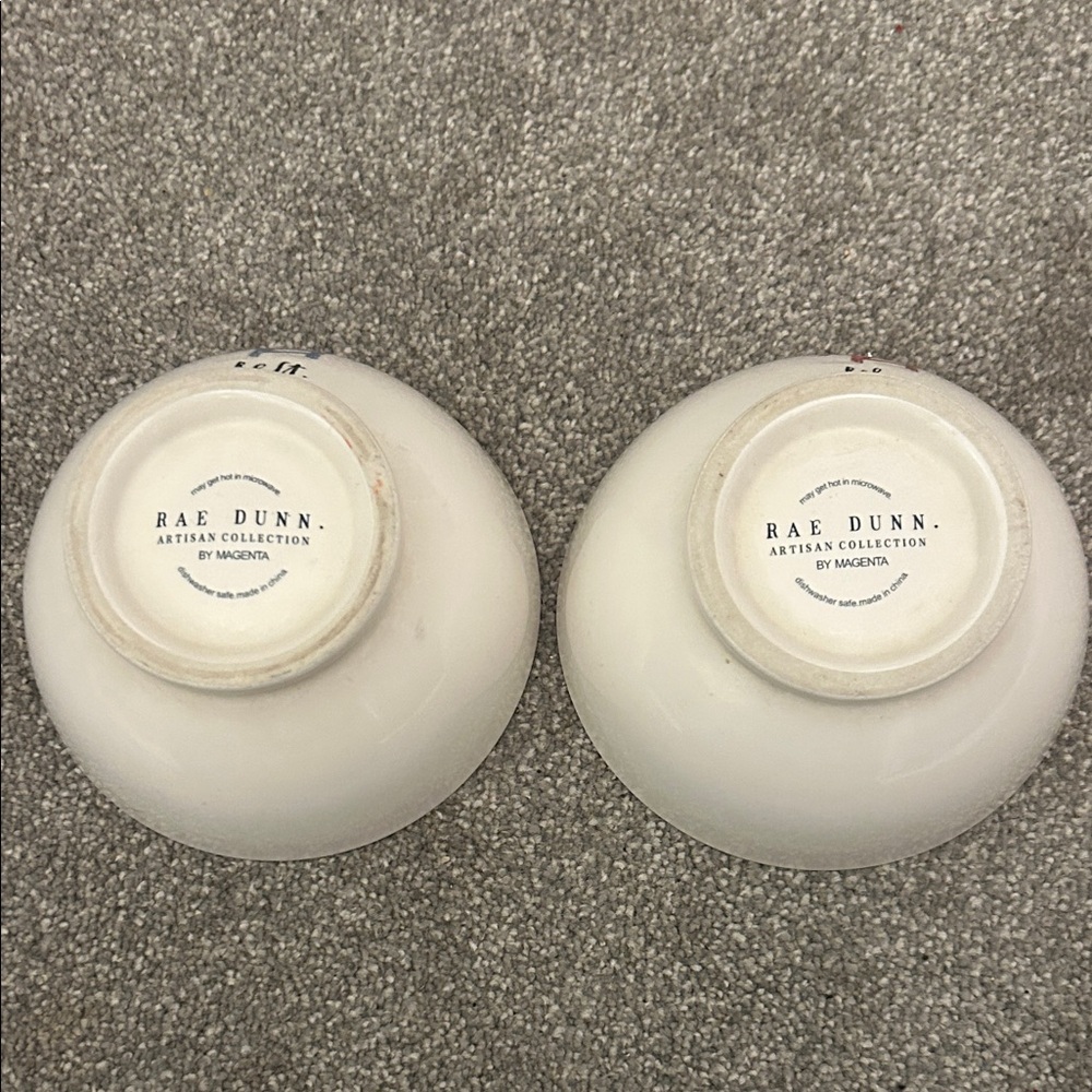 Rae Dunn Artisan Collection White Bowls - Picture 2 of 3